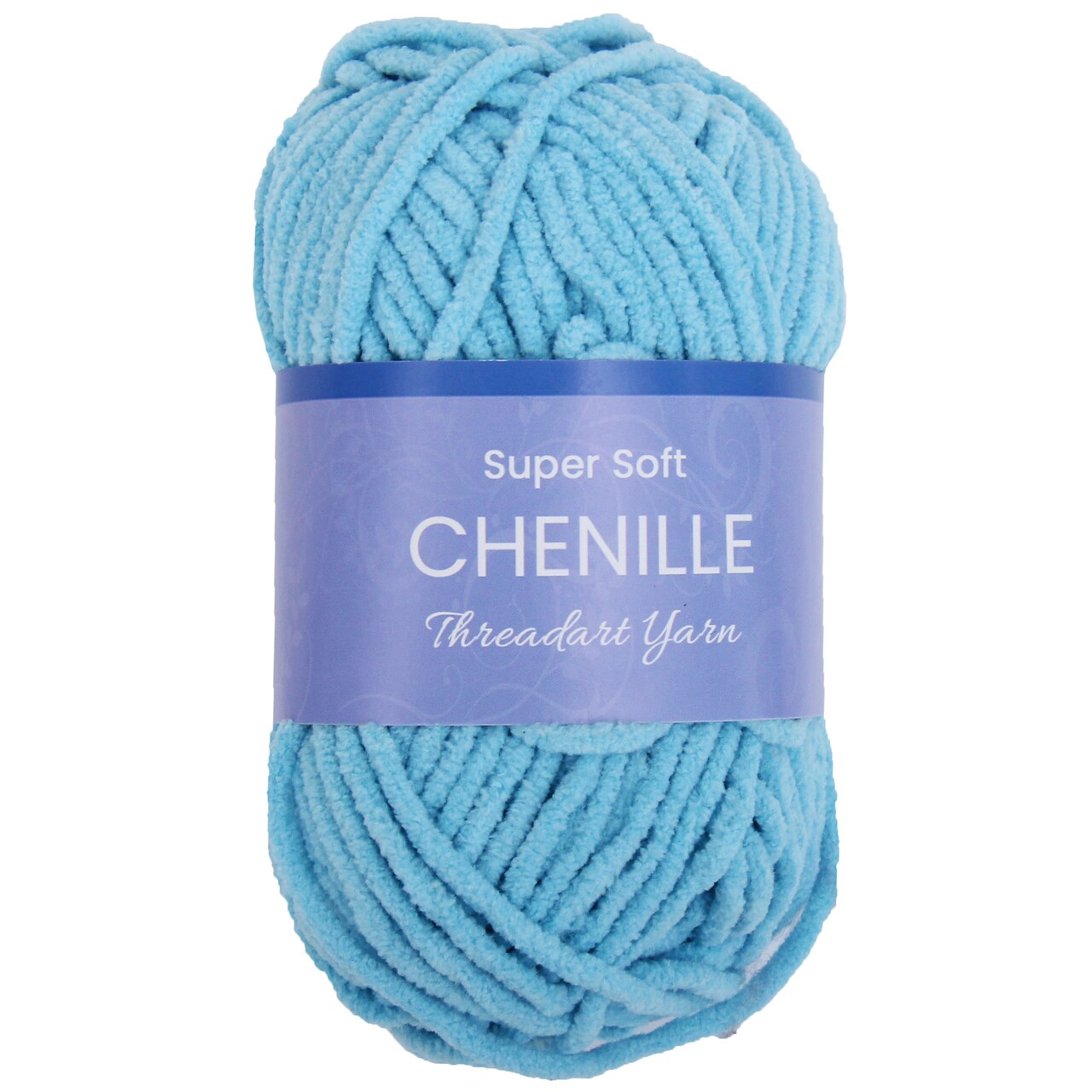 ThreadArt #5 Chenille Yarn for Crocheting, Knitting, Amigurumi, Super Soft Plush Velvet Yarn - 50 Gram 60 yds Fluffy Yarn Skeins